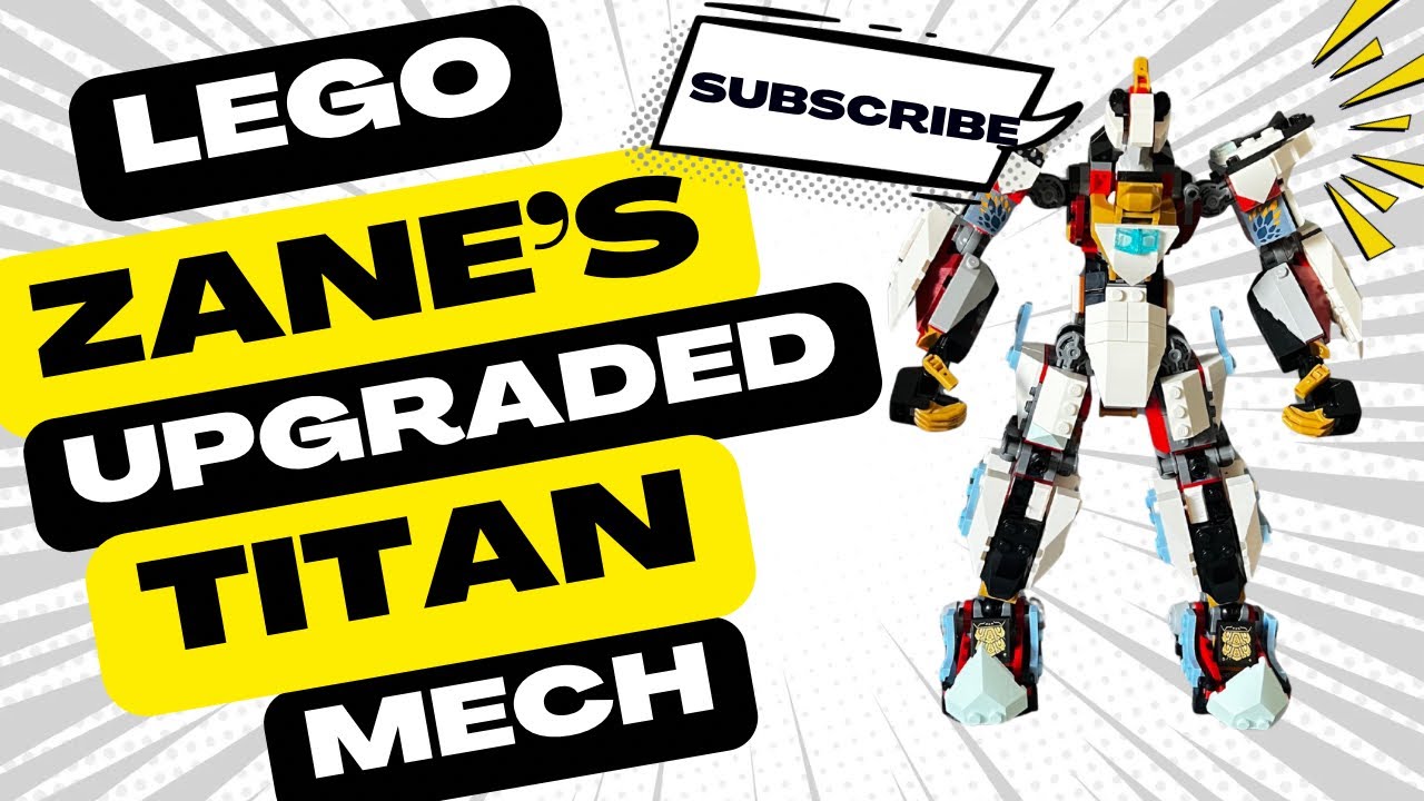 I made a better Zane’s Titan Mech! Lego Ninjago Custom MOC! 