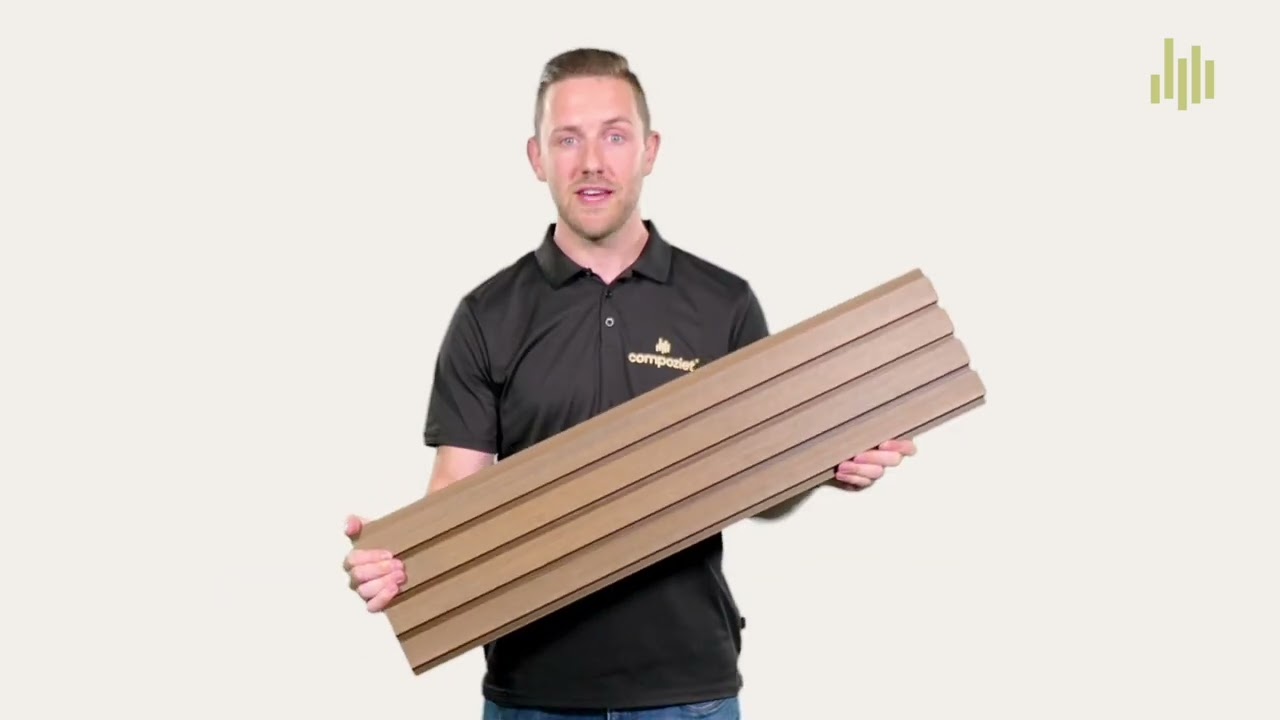 Composiet Rabatdeel Rhombus Teak - Natuurlijk, modern én duurzaam