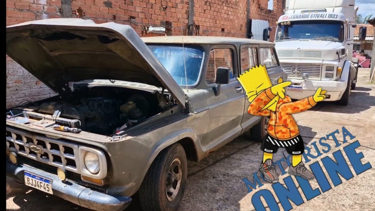 Duas raridade a Veraneio 1972 chevrolet e a terezona 1933 Mercedes Bens 1988 