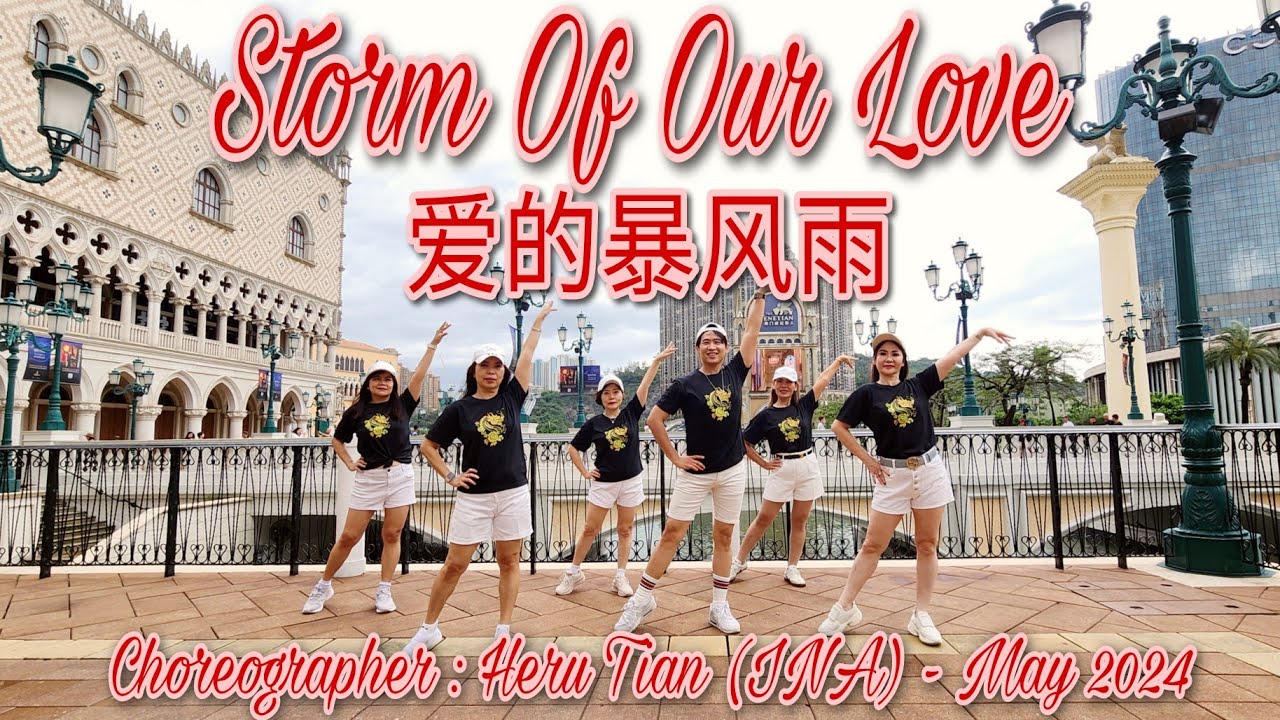 FLOWATMACAU | Storm Of Our Love (爱的暴风雨 Ai De Bao Feng Yu) | LINE DANCE | High Beginner | Heru Tian