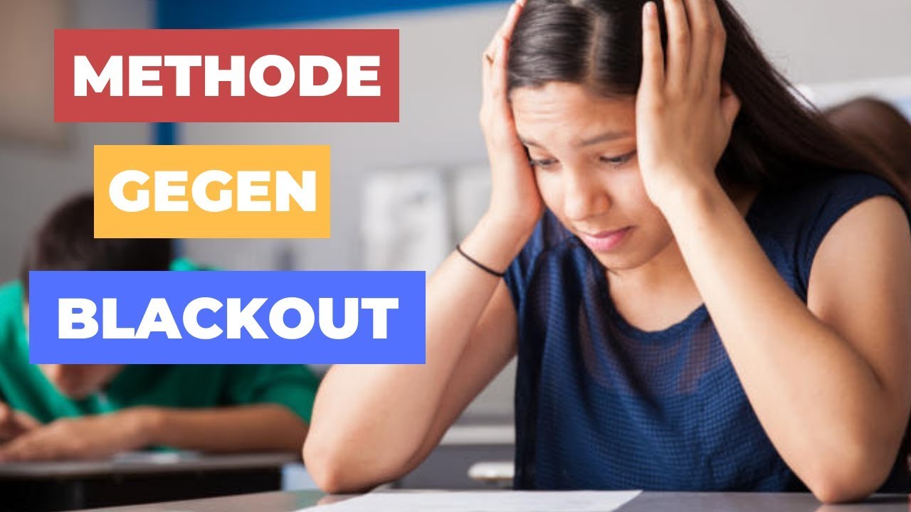 HILFE - BLACKOUT in der Klassenarbeit!!! DIESE METHODE HILFT DIR!