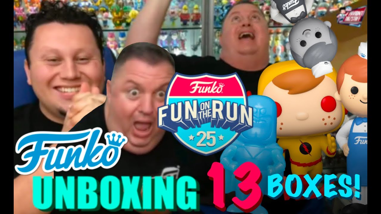 Funko Unboxing! Funko Fun On The Run 13 BOXES! How Many Chases Can We Get?