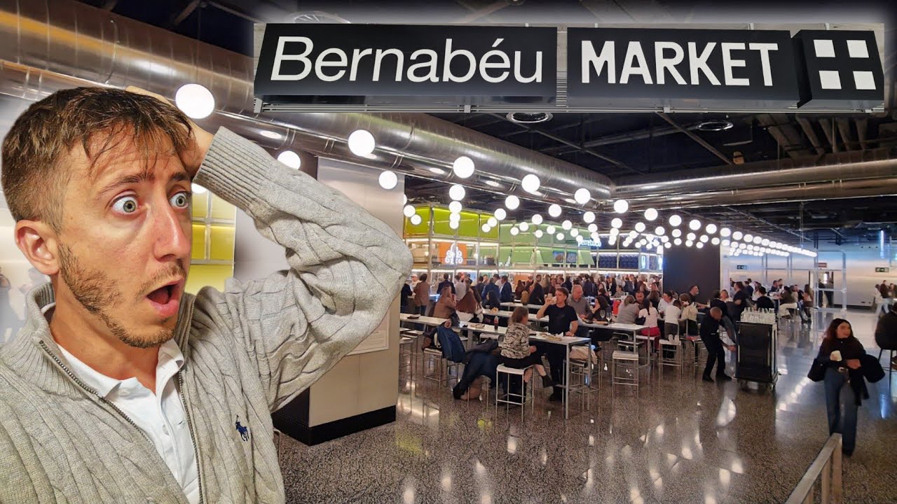 AS&Iacute; es BERNAB&Eacute;U MARKET en el SANTIAGO BERNAB&Eacute;U ✨️ EXPERIENCIAS GASTRON&Oacute;MICAS en un SOLO LUGAR 🌮