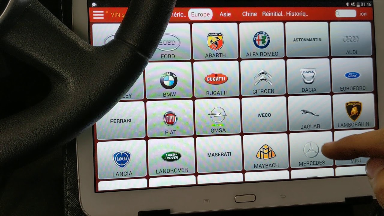 reset oil dacia obd launch x431