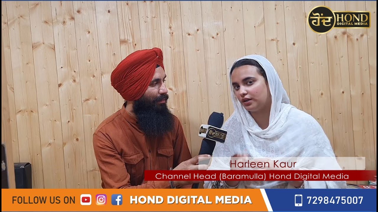 The Sikhs of Kashmir speak pahari language which is one of the dialect of Punjabi.