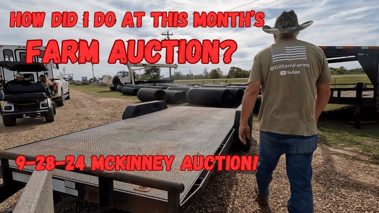 How did I do at the Farm Consignment Auction? 9-28 McKinney Auction! #farming #homesteading #ranch