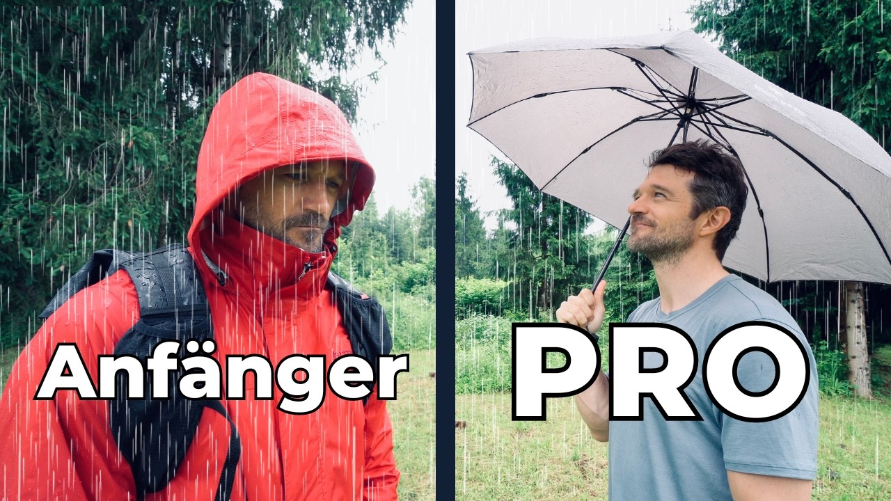 Das PROBLEM mit Regenbekleidung