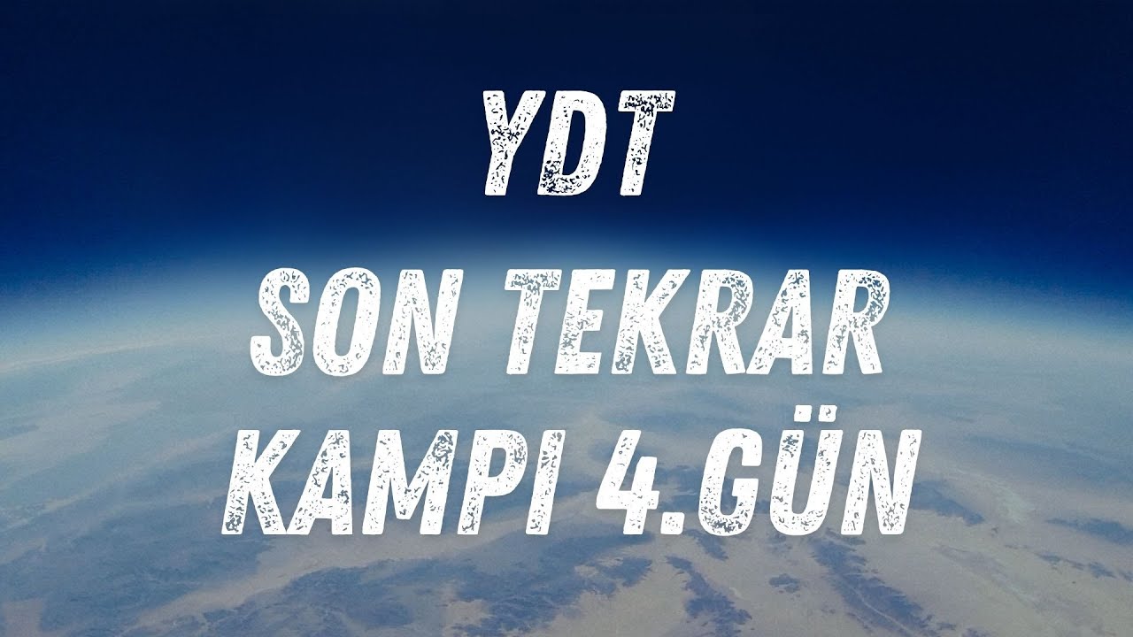 YDT SON TEKRAR | 4.GÜN