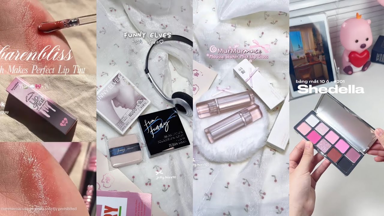 【Shopee Haul】Review đồ makeup: phấn nền, son, má hồng, phấn mắt...