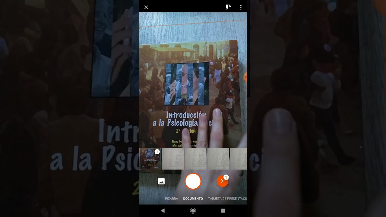 Crear PDF a partir de varias imágenes - en Office Lens