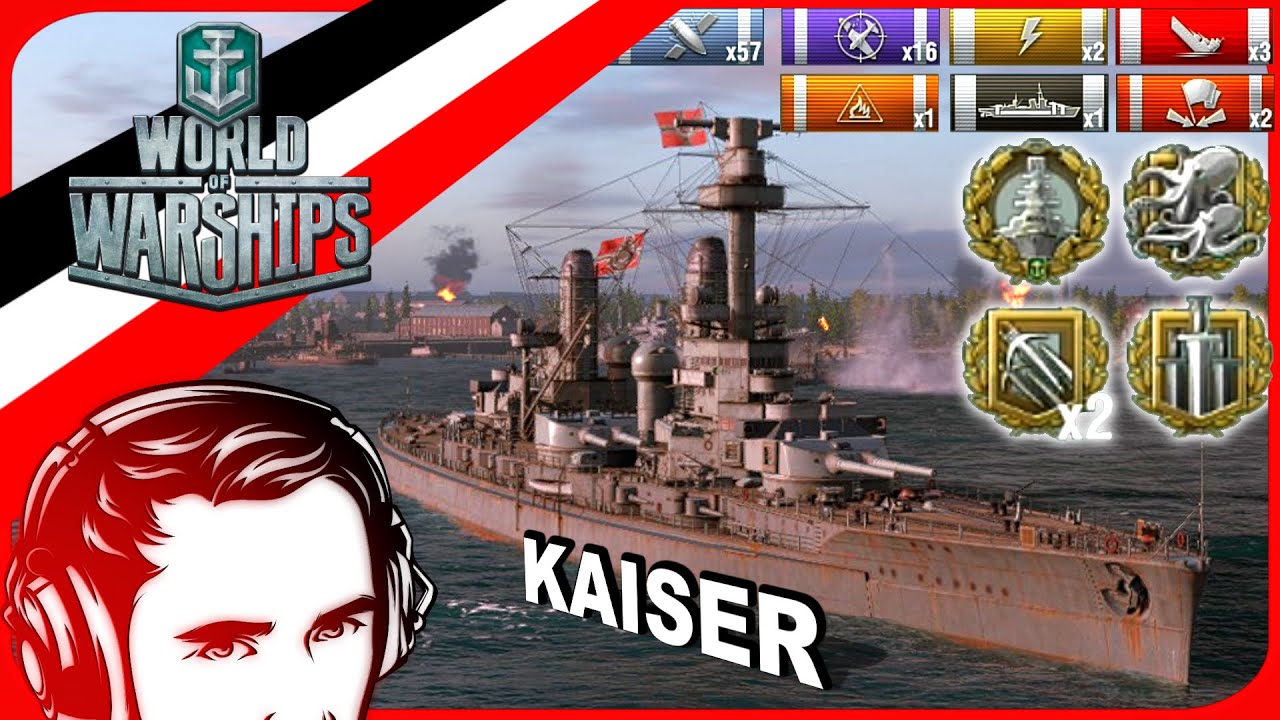 Das müsst ihr sehen, das Schlachtschiff Kaiser ⚓ World of Warships :09 Deutsch/German/Gameplay