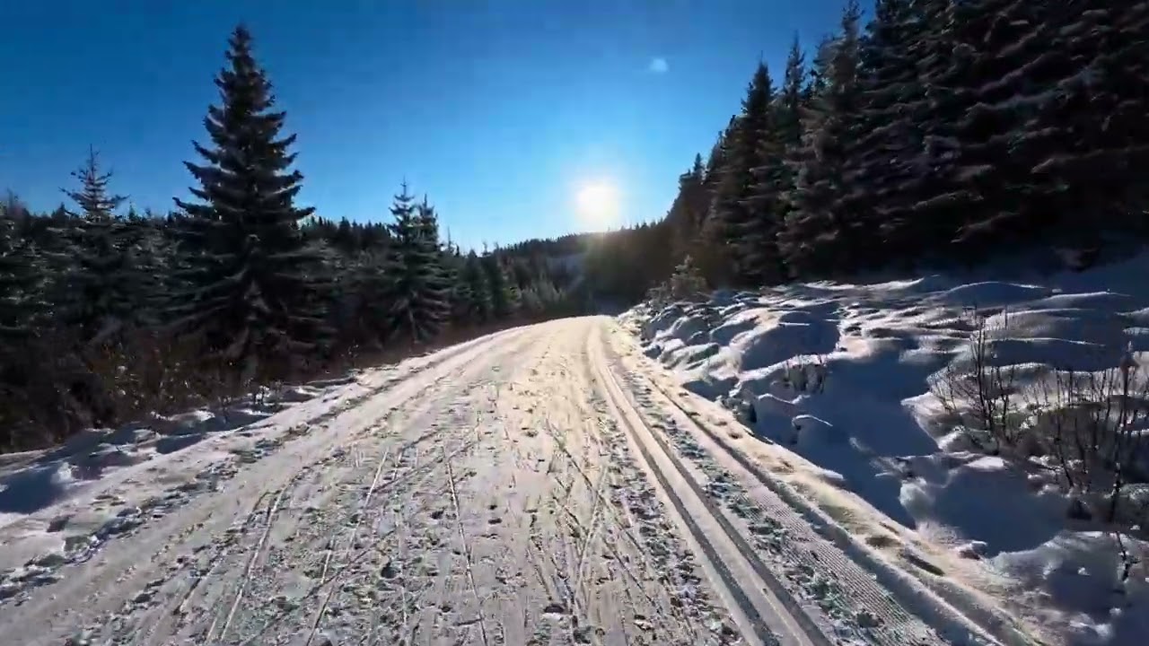Lyfjellveien forbi Heggsjøkrysset ☀️🥶😎🚴‍♂️
