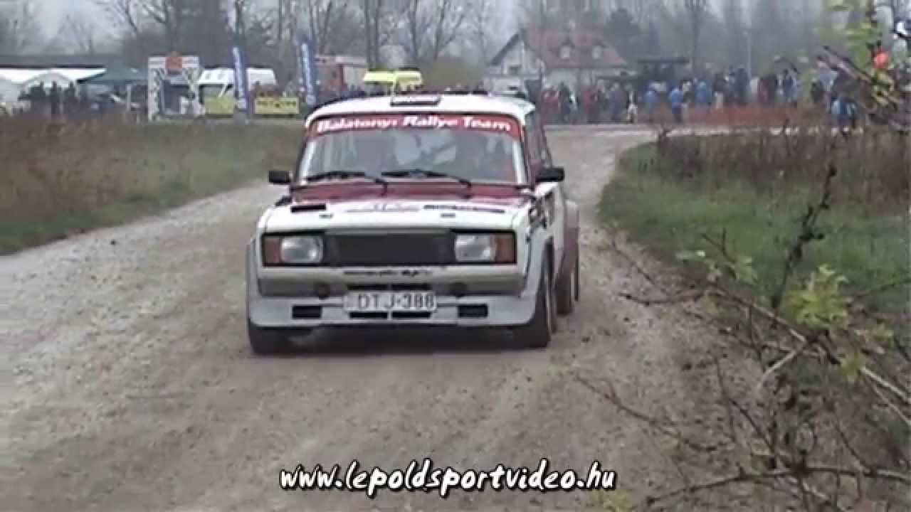 lepoldsportvideo.hu:Balatonyi-Kirsching Lada VFTS 5.Santa Domenica Rally Show 2014.