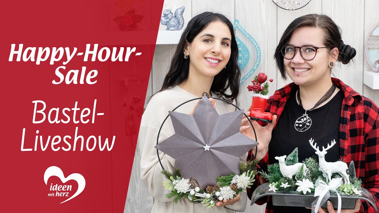 Happy-Hour-Sale: Xmas-Deko - Bastel-Liveshow vom 30.11.2020
