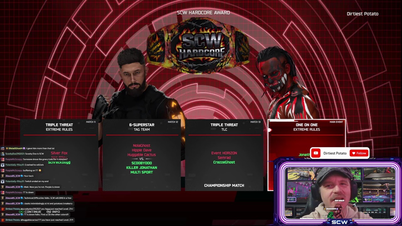 SCW Monday Mayhem est March 2025