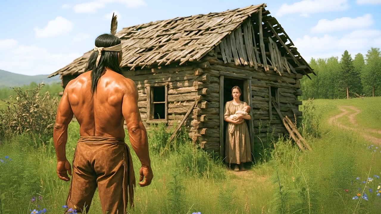 EIN APACHE KAUFTE EINE VERLASSENE HÜTTE, UM ALLEIN ZU STERBEN… DOCH FAND EINE MUTTER UND IHREN SOHN