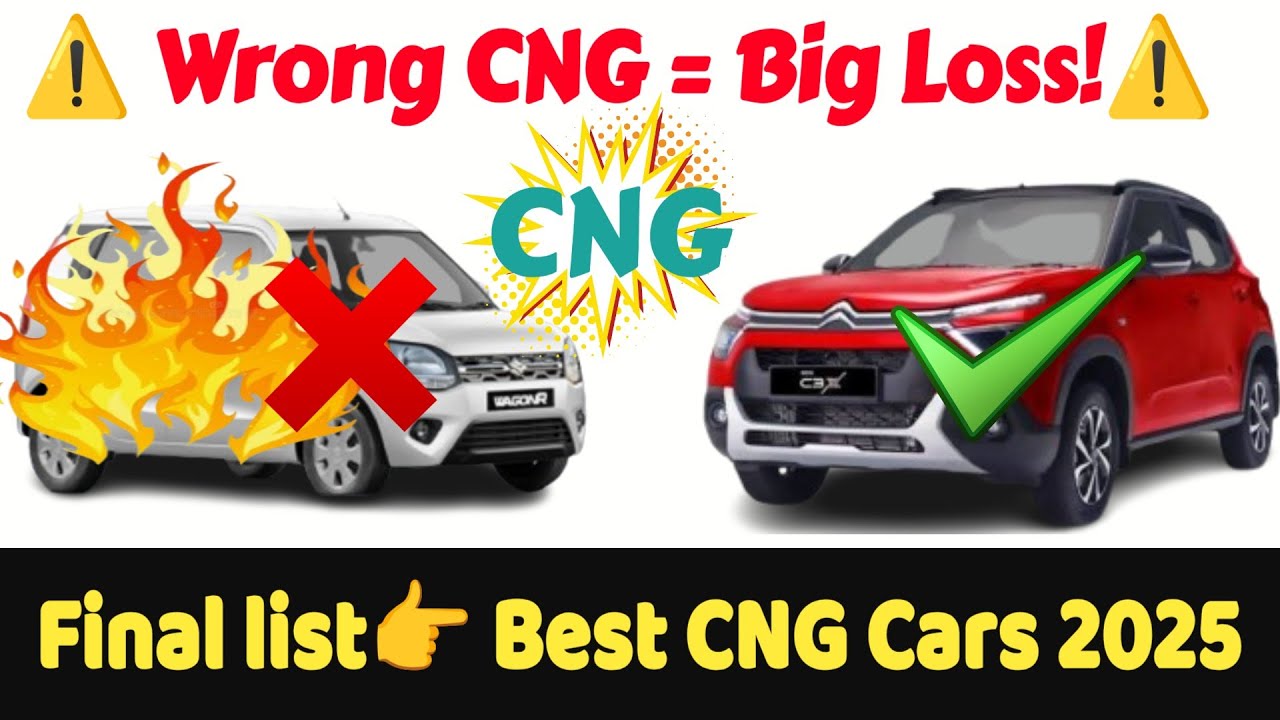 Best CNG Cars 2025 – Final List! Must Watch Before Buying⚠️