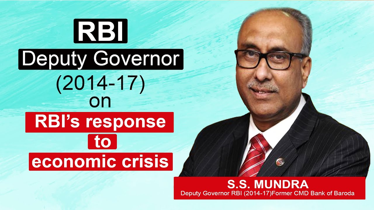RBI Response to Economic Crisis | Policies of RBI Economic Crisis  Deputy Governor RBI | Ecoholics