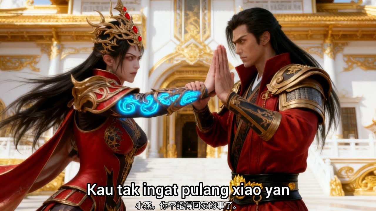 Medusa ngamuk Xiao Yan baru pulang - btth season 6 ranah dewa eps 7