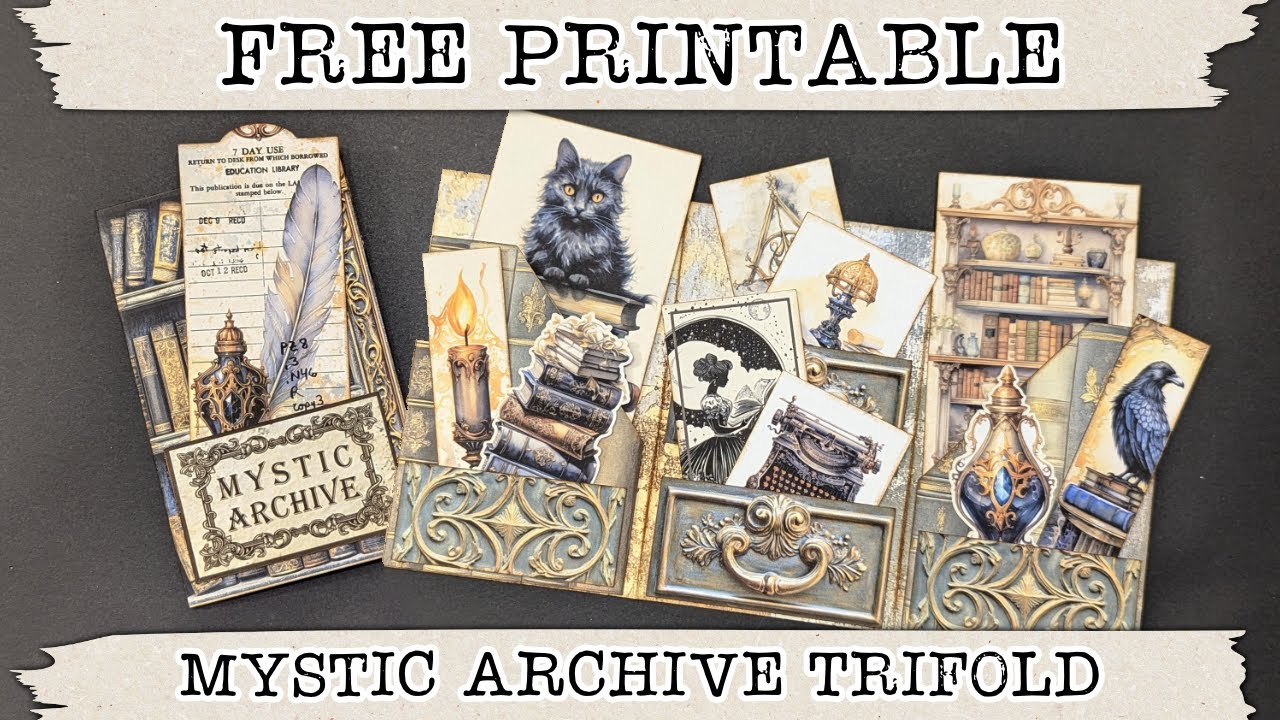 Mystic Archive Trifold Junk Journal Kit