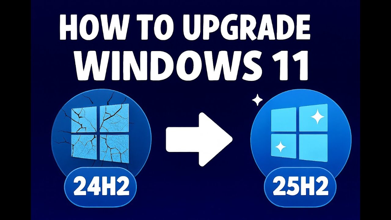 Как обновить Windows 11 24H2 до 25H2 быстро и легко! [2025]