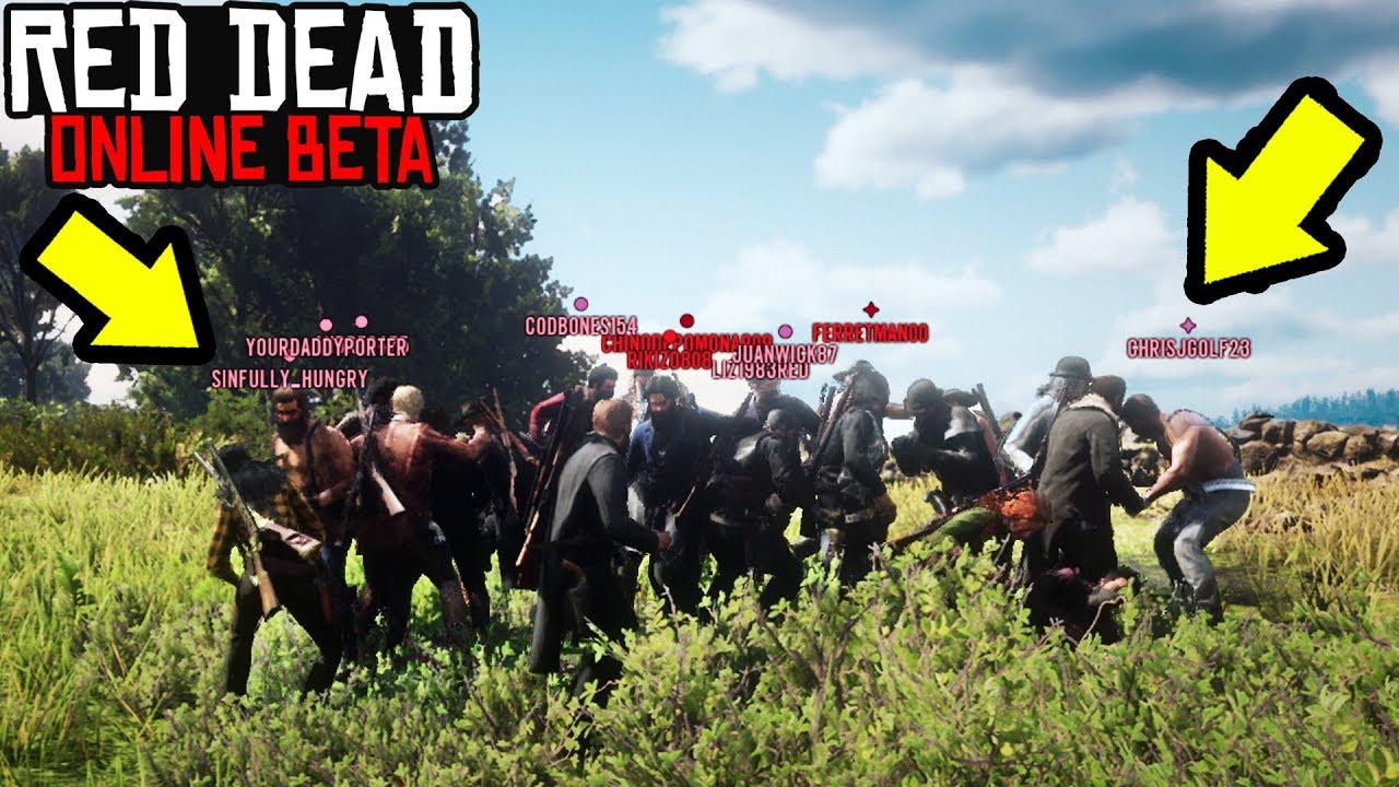 32 PLAYER FIGHT CLUB in Red Dead Online! RDR2 Online Custom Lobby Funny Moments!