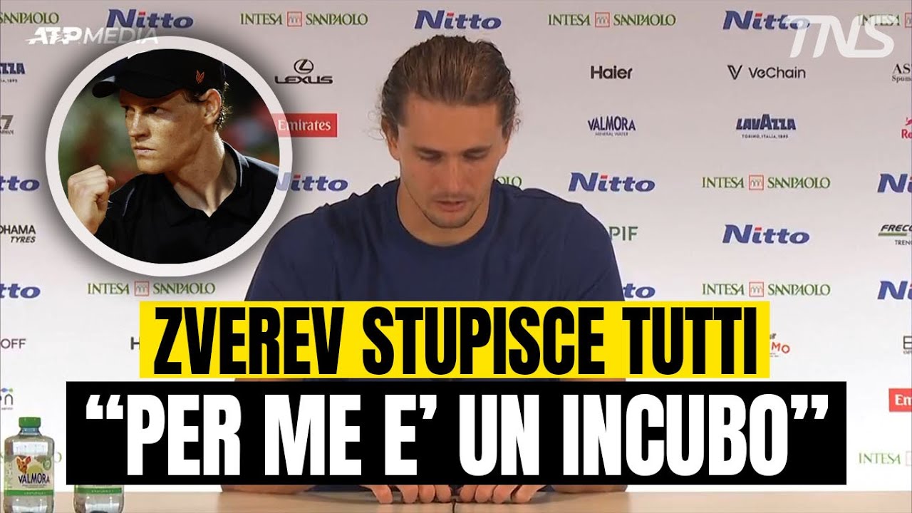 ZVEREV parla dopo la sconfitta con Sinner: Al servizio &egrave; stato impressionante, per me &egrave; un incubo..