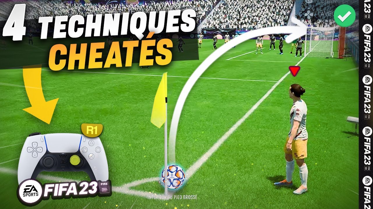4 TECHNIQUES *META* Pour MARQUER SES CORNERS ✔ - TUTO FIFA 23
