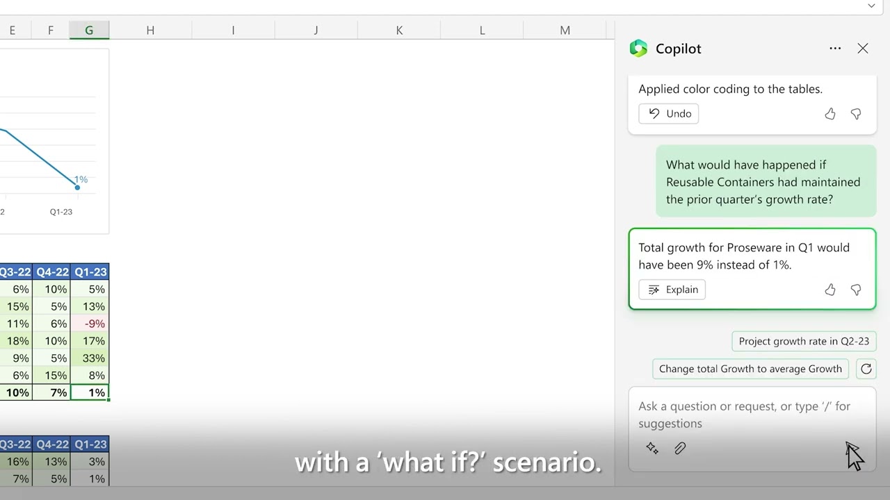 Microsoft 365 Copilot in Excel Demo