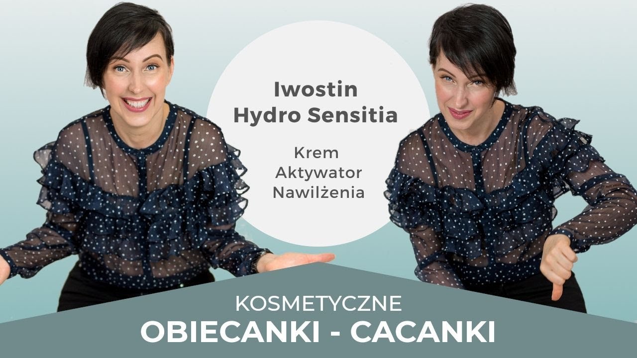 Iwostin Hydro Sensitia, krem aktywator nawilżenia. Kosmetyczne Obiecanki-Cacanki