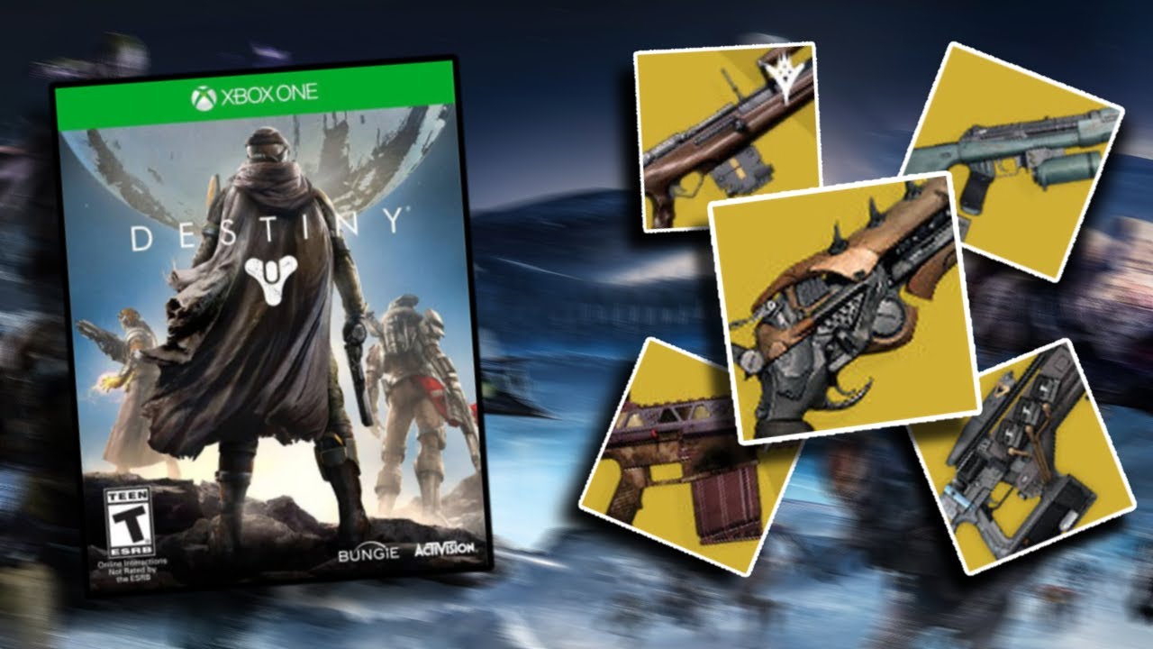 Всё экзотическое оружие из D1, которого нет в Destiny 2