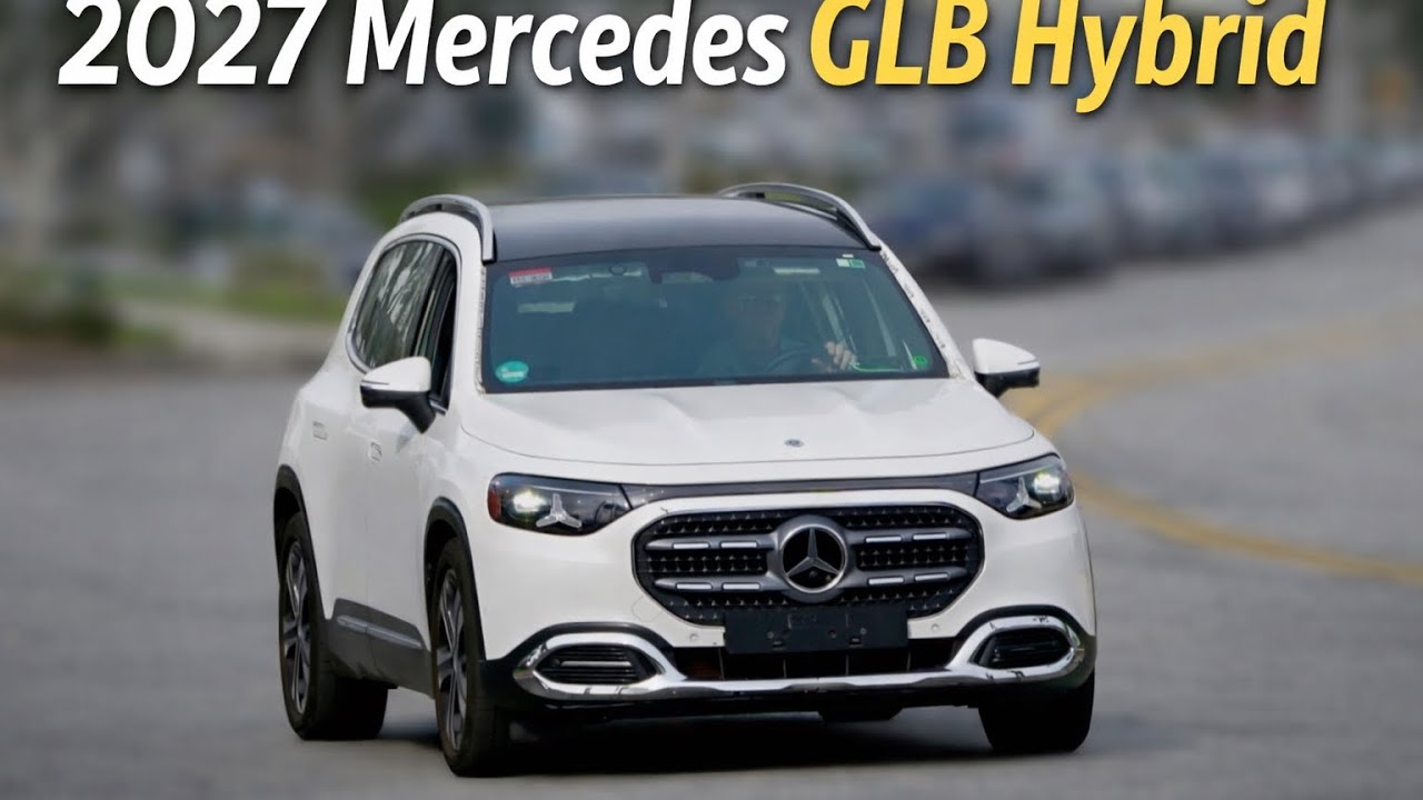 2027 Mercedes GLB Hybrid spotted on the road 