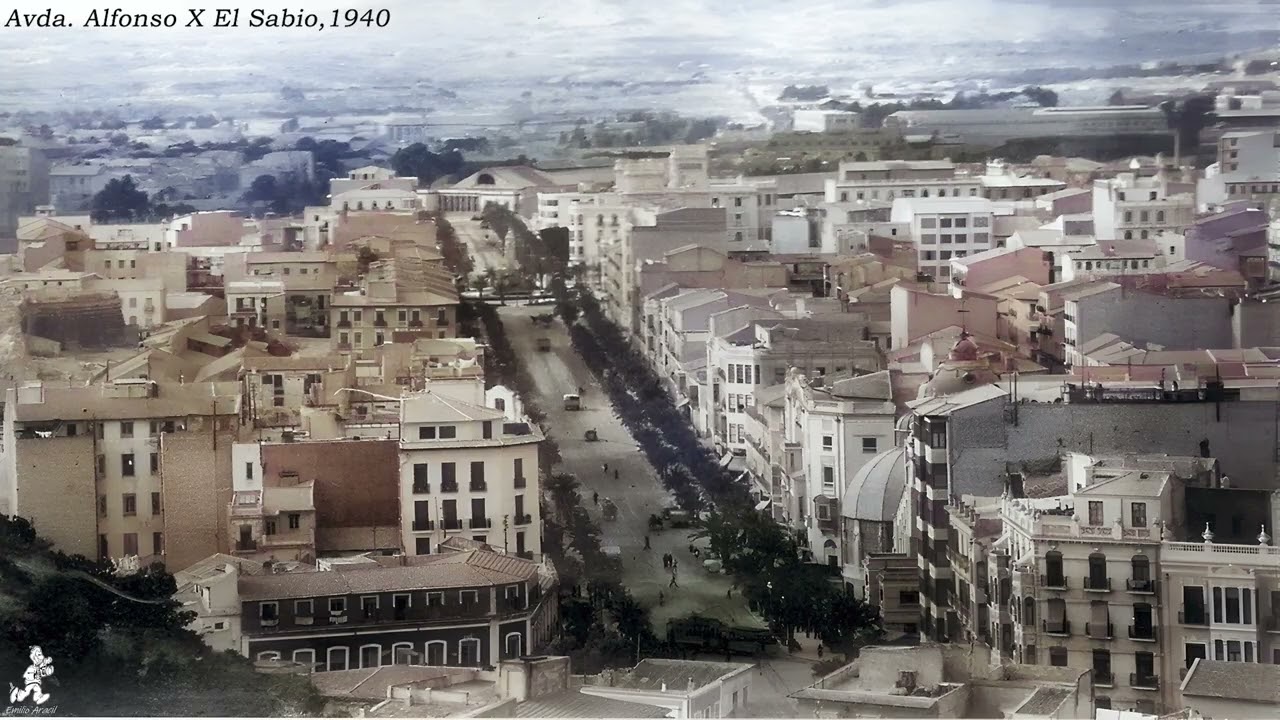 VIDEO DE FOTOS DE ALICANTE ANTIGUO EN BLANCO Y NEGRO  Y COLOREADAS