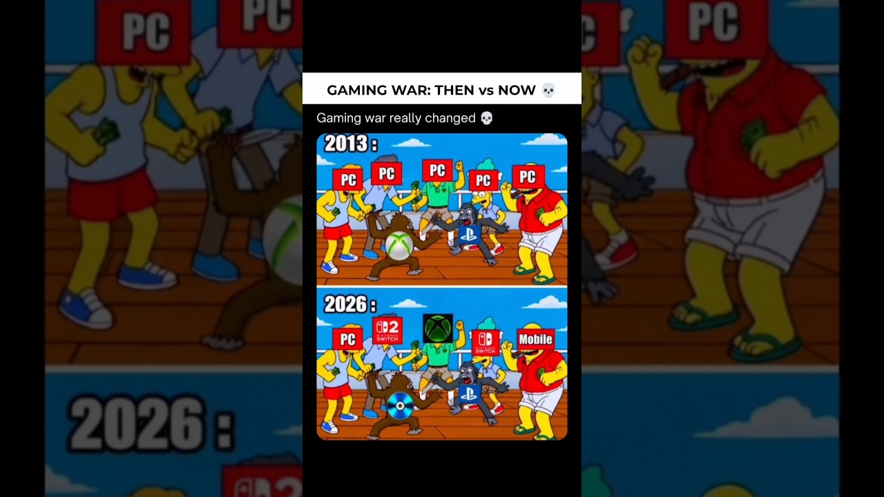 💀🎮 GAMING WAR REALLY CHANGED! 2013 vs 2026 &mdash; THE GAMING INDUSTRY EVOLUTION IS CRAZY! 😂🔥
