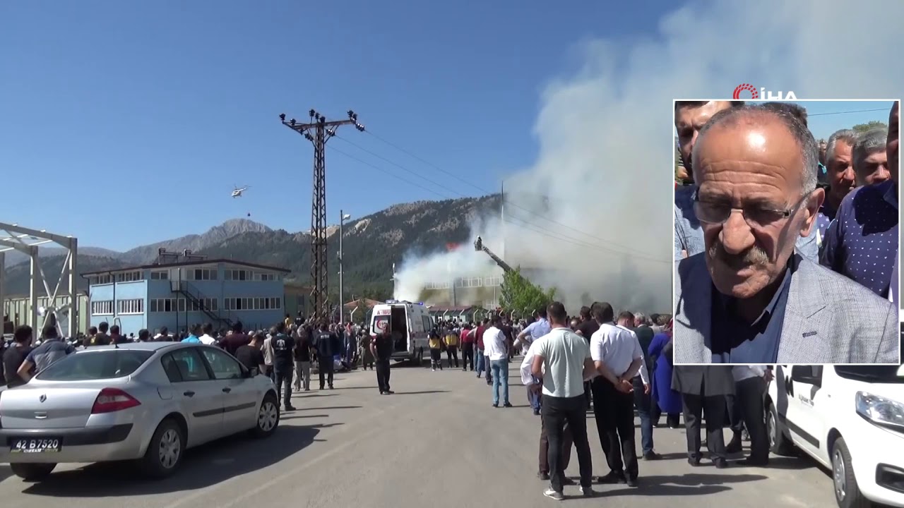 Silah Fabrikasındaki Yangın Söndürüldü...