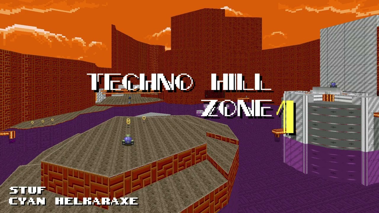 Sonic Robo Blast 2 (SRB2) - Techno Hill Zone Act 1 Restored