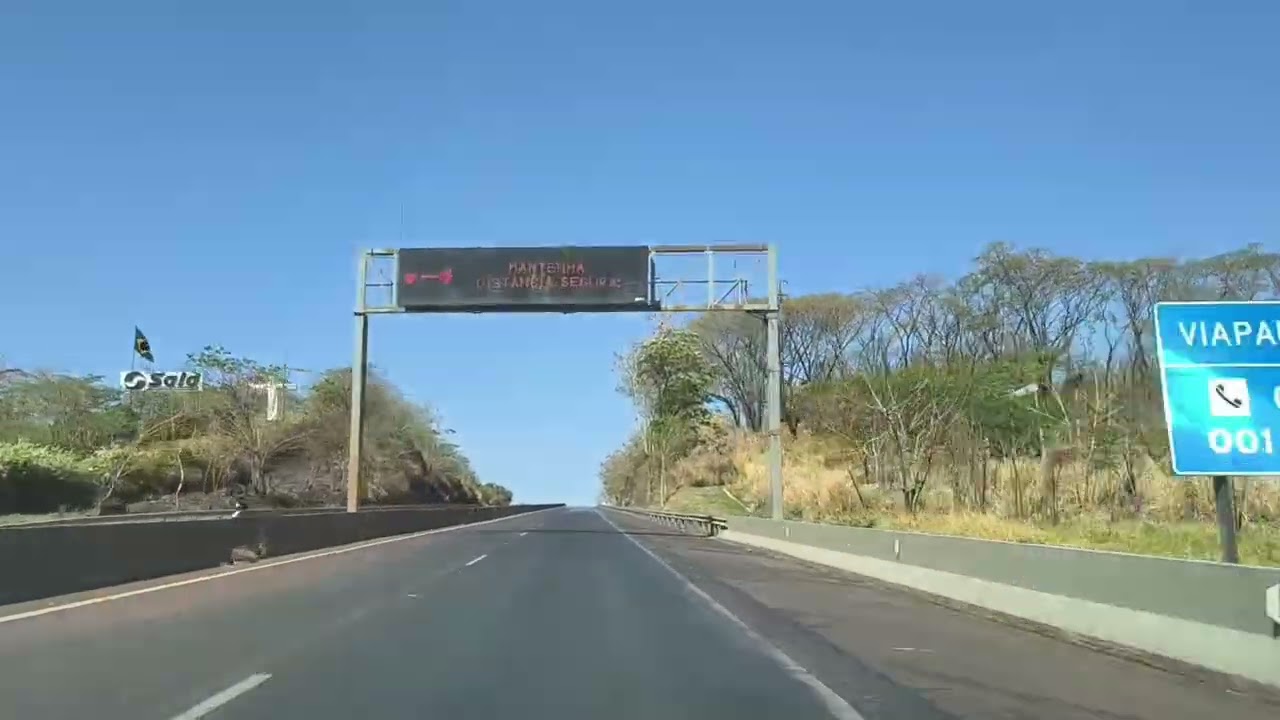 1 hora de estrada pelo interior de São Paulo com som relaxante 