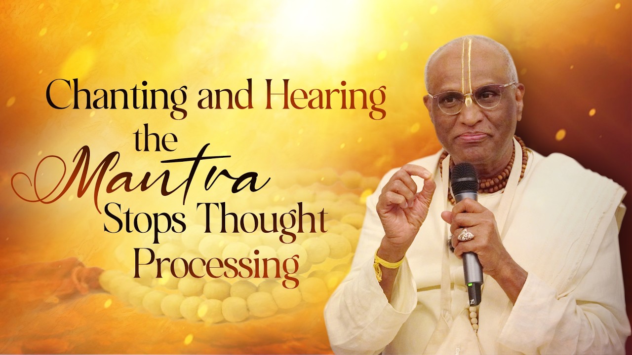 Thought Processing Stops by Chanting and Hearing the Mantra | @madhupanditdasaofficial