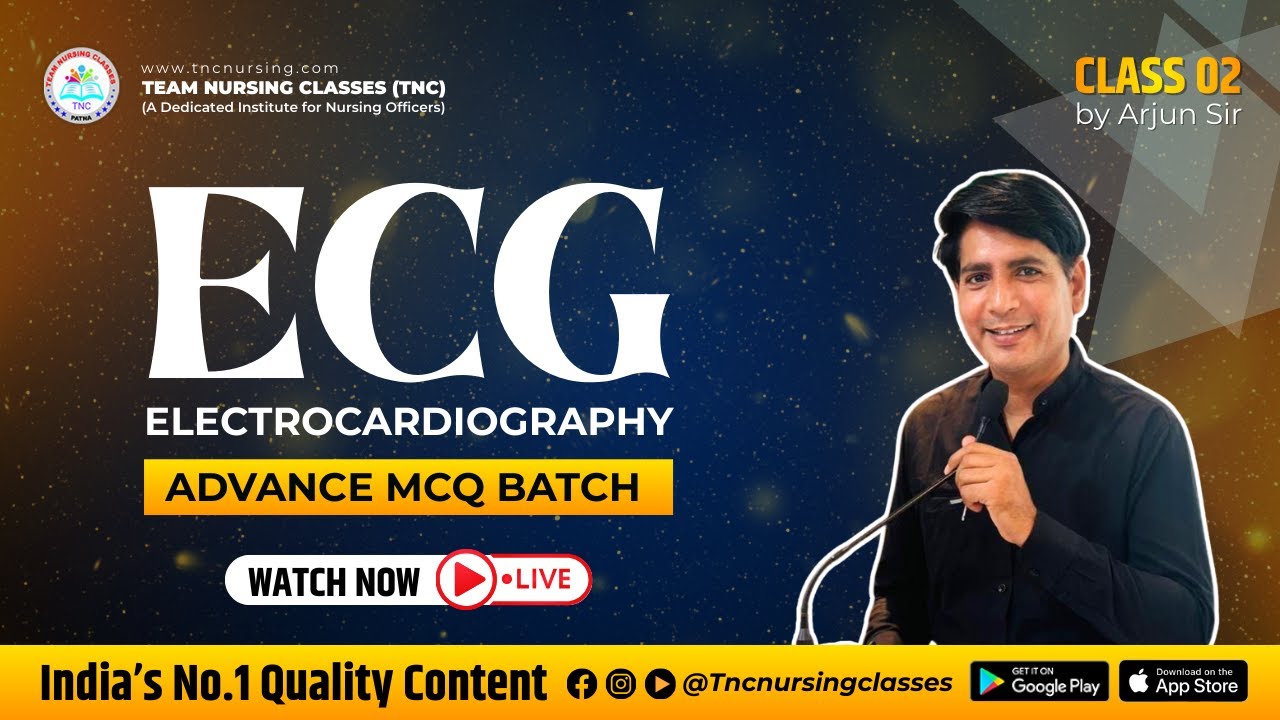 Advance MCQ batch (Norcet, SGPGI, RRB) || By TNC Arjun Sir || Quality Content Guarantee! #tncnursing