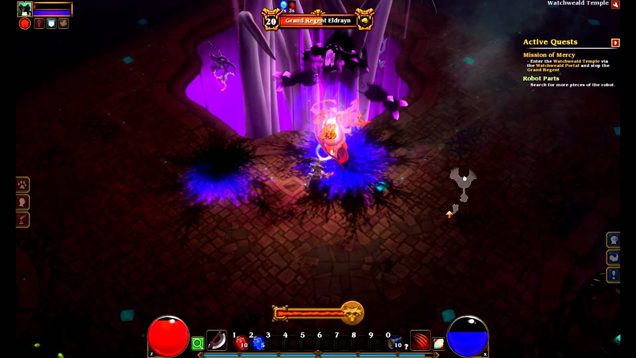 Torchlight 2 Eldrayn boss kill
