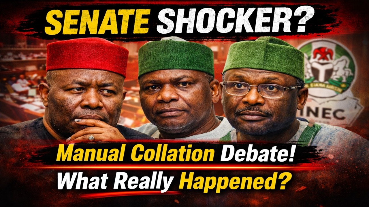 Inside the Senate Drama‼️ How Senator Akpabio Approved Manual Collation Of Election Results