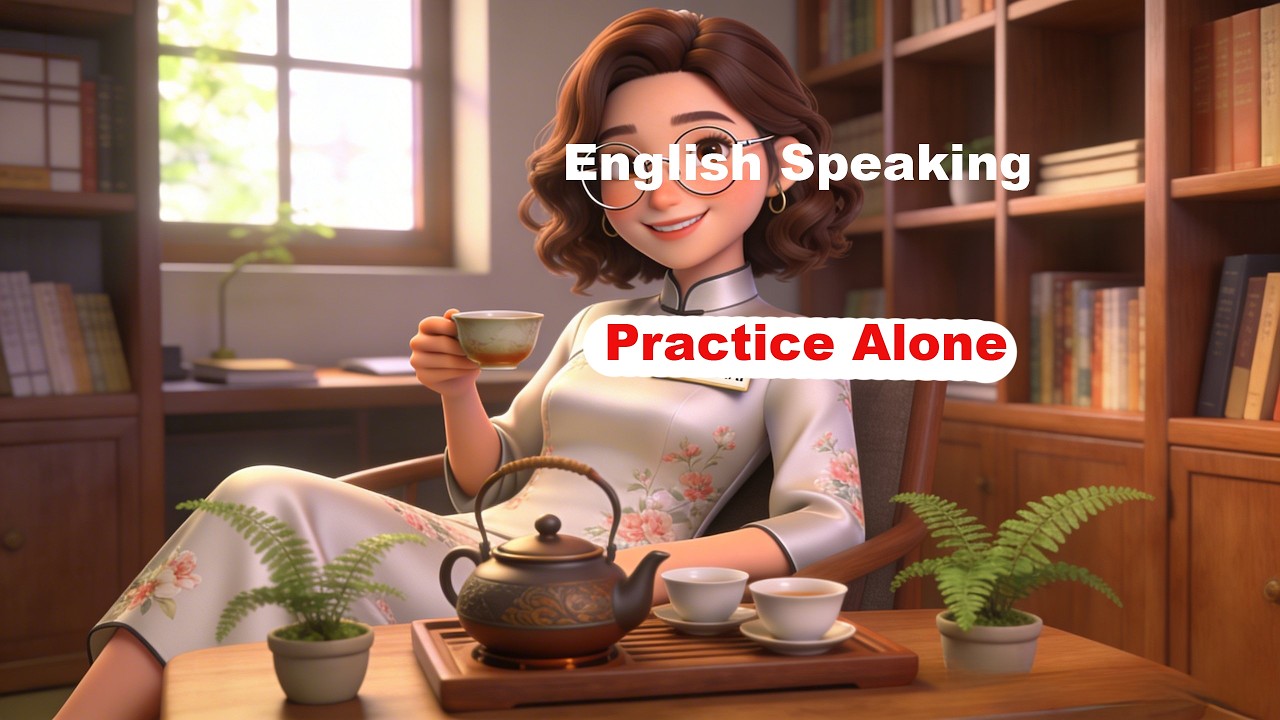 English Speaking Practice Alone | Improve Fluency at Home