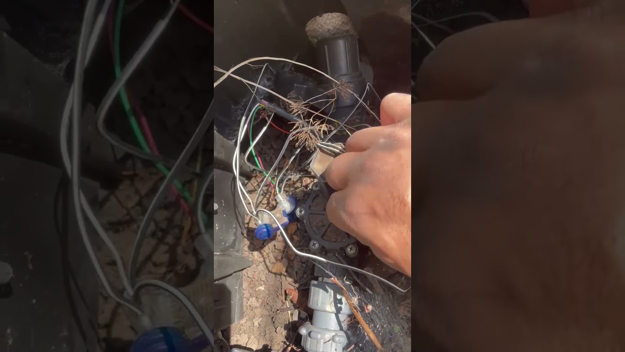 Closing an open sprinkler valve