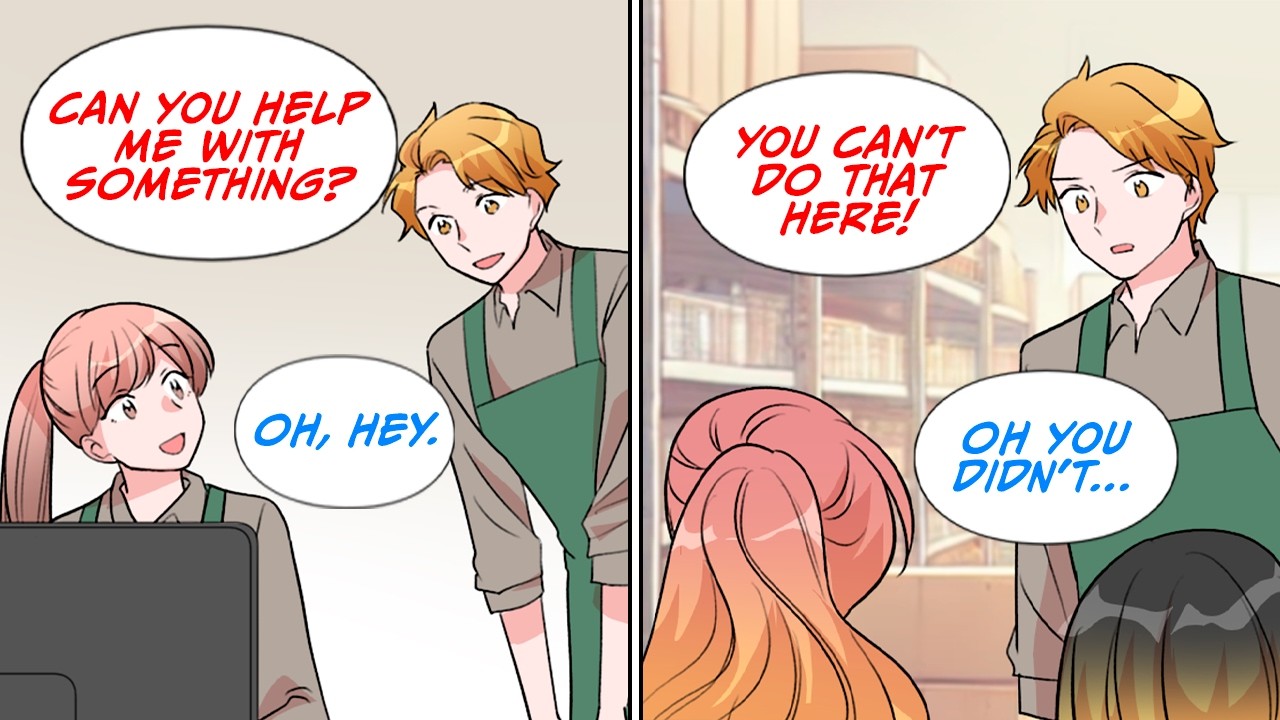 I started working at my friend's sister's cafe, but then... [Manga Dub]