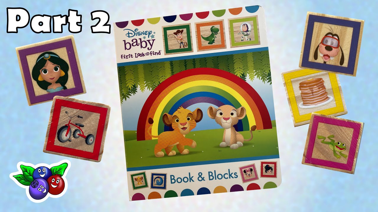 Disney Block Book - Block Books for Babies – Learning videos for Toddlers – Toy Book for Toddlers