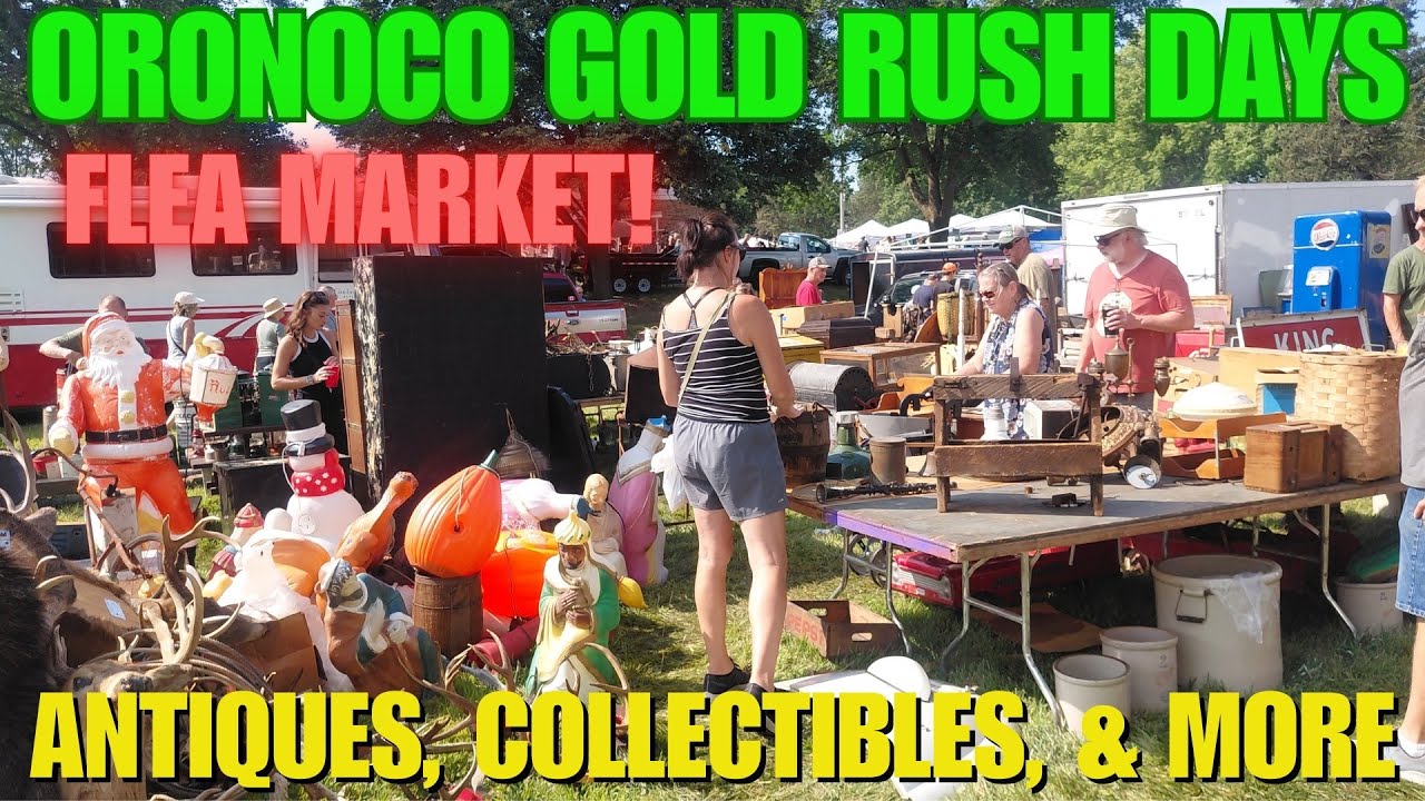 Searching for Antique Treasures at the Annual Oronoco Gold Rush Days in Minnesota 2025