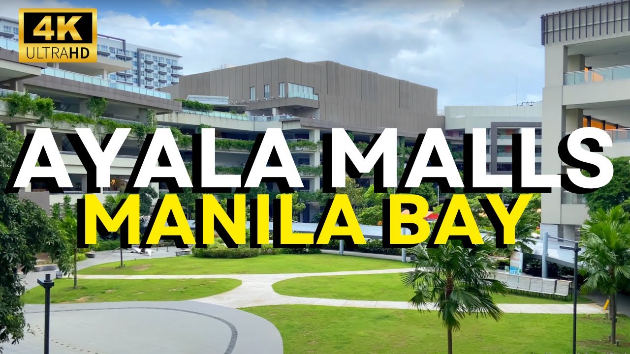 Ayala Malls Manila Bay Walking Tour | The Biggest Ayala Mall in the Philippines [4K UHD]