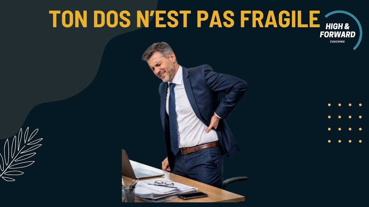Ton dos n’est pas fragile : il est désentraîné (et voilà comment le renforcer sans te faire mal)