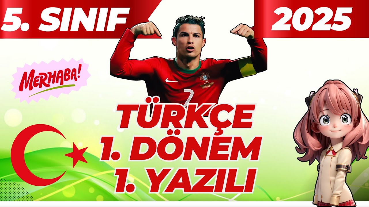 5. Sınıf Türkçe 1. Dönem 1. Yazılı 2025 ✍️ | Yazılıya Hazırlık Soruları