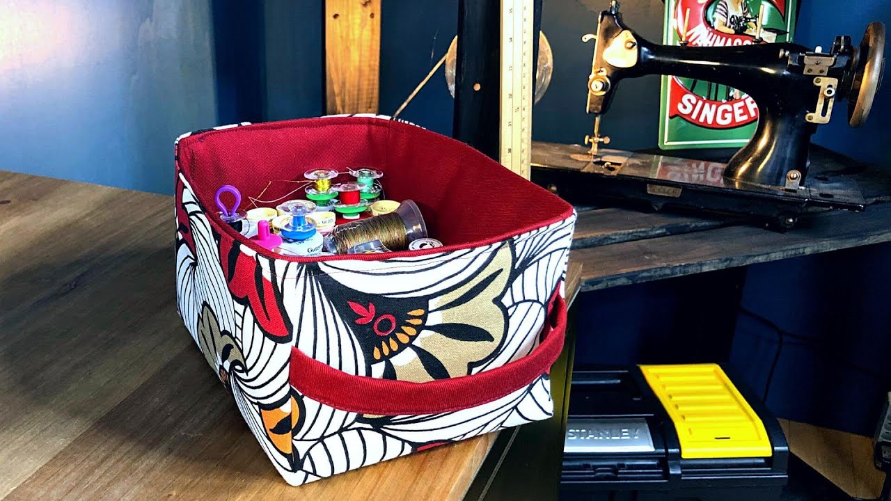 Le Panier de Rangement - Tuto Couture